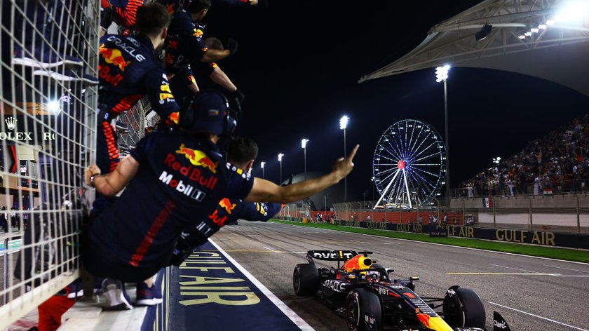 Rennsieger Max Verstappen im Red Bull