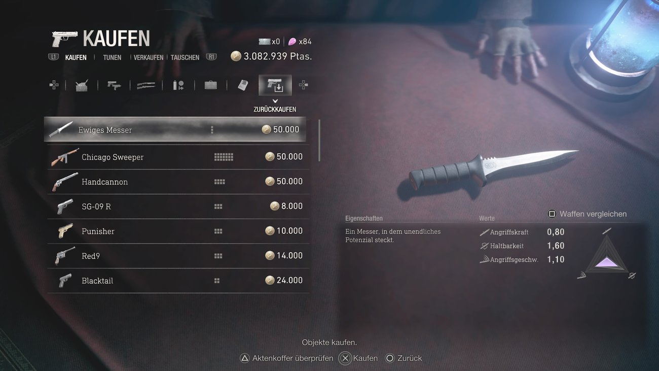 Alle Waffen im Resident Evil 4 Remake finden und freischalten
