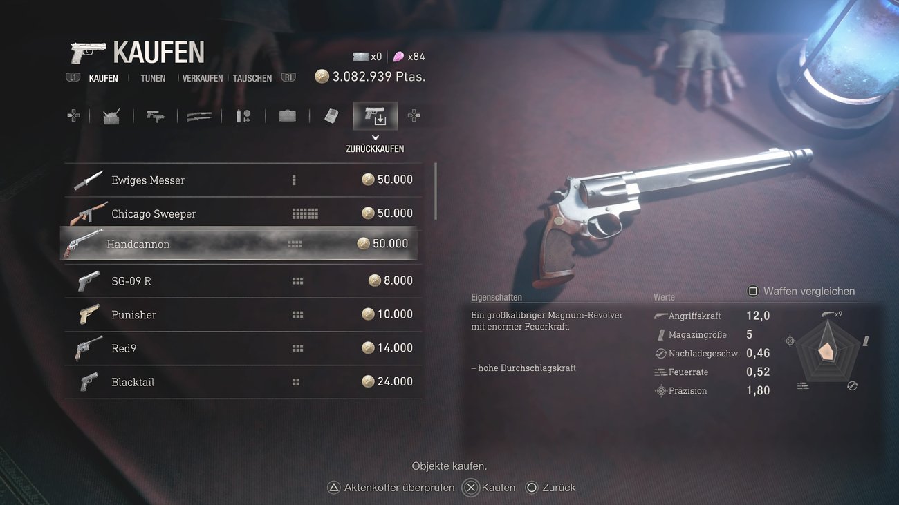 Alle Waffen im Resident Evil 4 Remake finden und freischalten