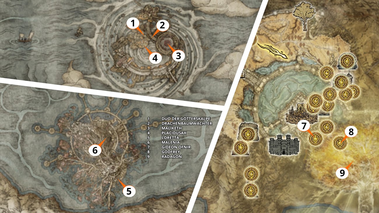 Elden Ring: Alle Bosse, ihre Fundorte und Belohnungen