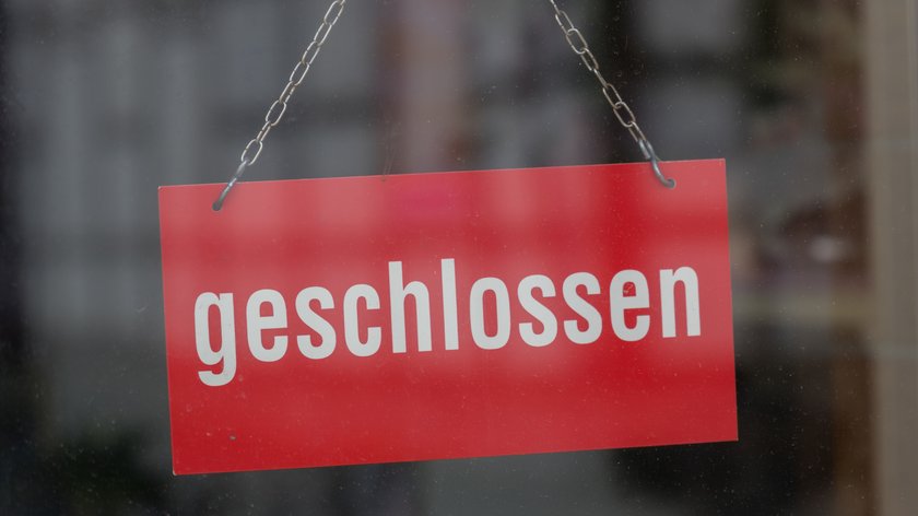 Geschlossen Schild