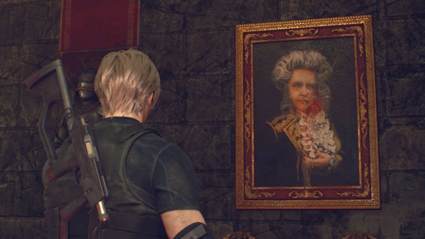 ما به شما نشان خواهیم داد که کجا می توانید پرتره رامون را در Resident Evil 4 Remake پیدا کنید (منبع: Screenshot GIGA).