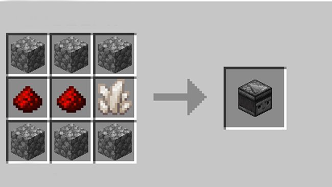 Crafting-Rezept für den Beobachter in Minecraft