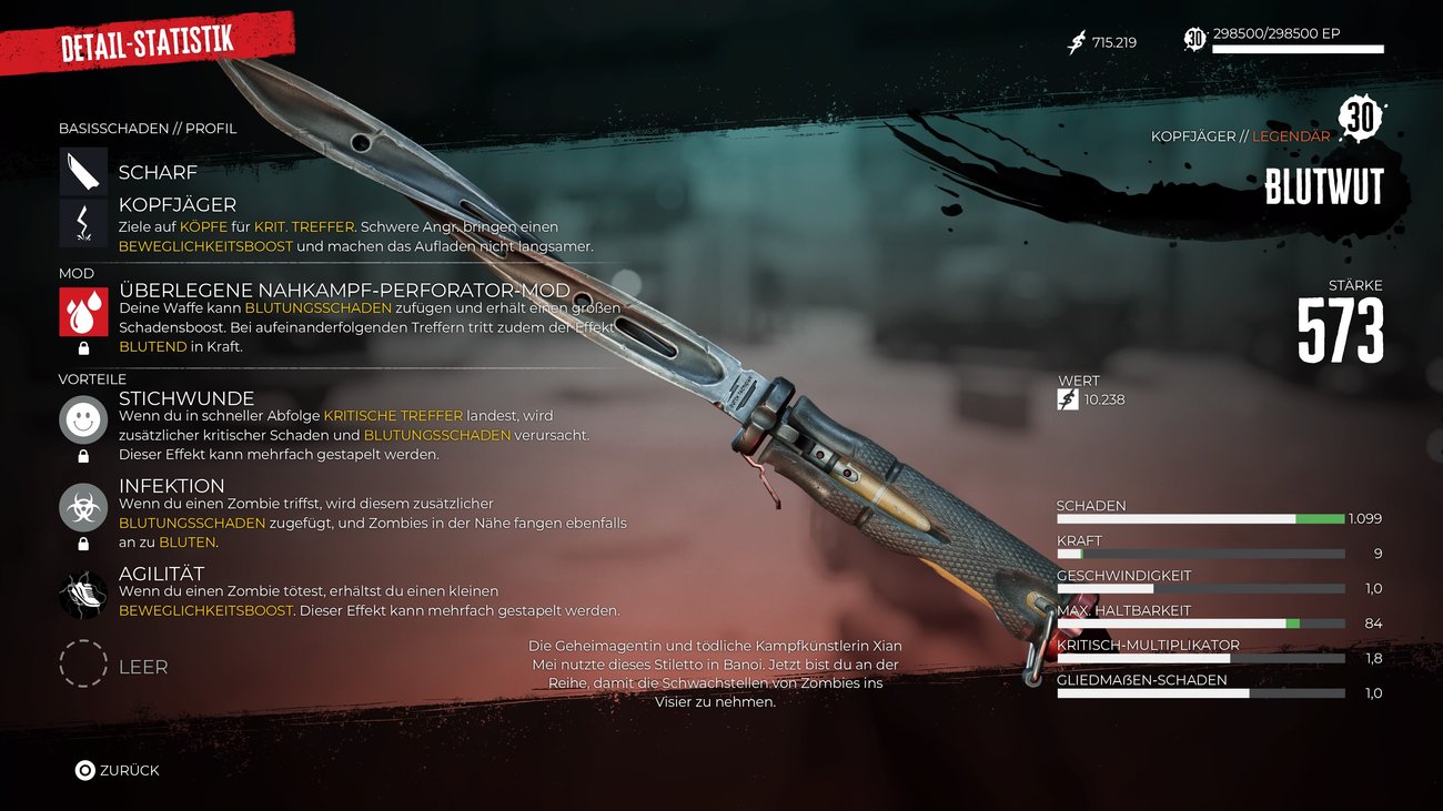 Legendäre und einzigartige Waffen in Dead Island 2 finden