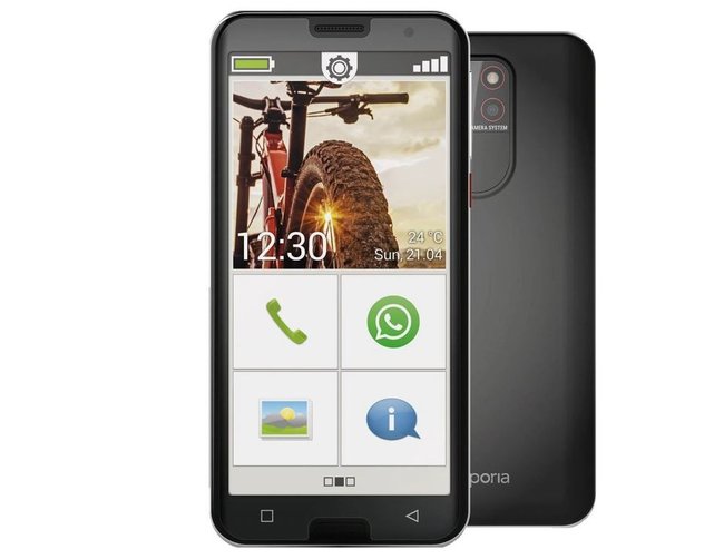 Das Emporia Smart 5, ein Senioren-Smartphone.