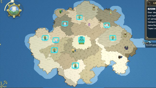 Karte der Kampagne in Minecraft Legends