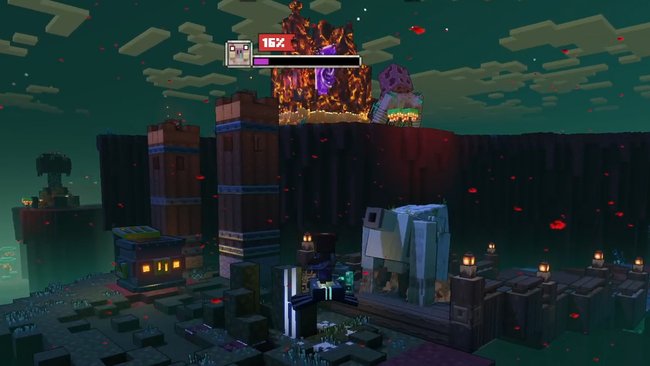 Türme im Feindesgebiet der Sporenhorde in Minecraft Legends