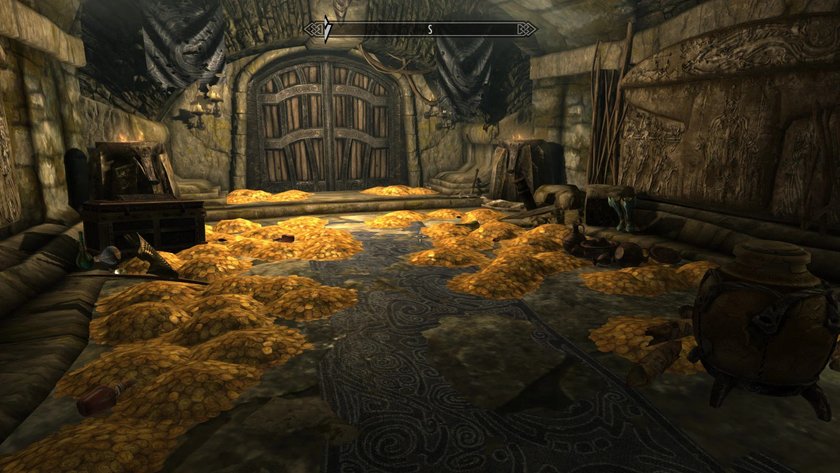 Das Bild zeigt einen Screenshot aus Skyrim