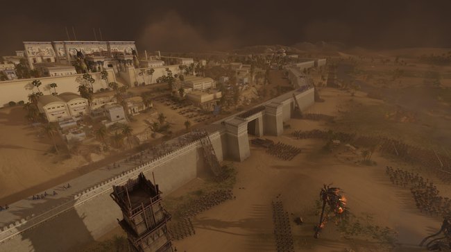 Das Bild zeigt einen Screenshot aus Total War: Pharaoh