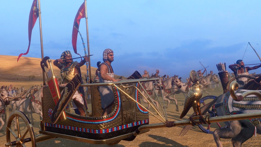 Das Bild zeigt einen Screenshot aus Total War: Pharaoh