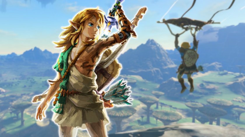 Das Bild zeigt Link aus The Legend of Zelda: Tears of the Kingdom