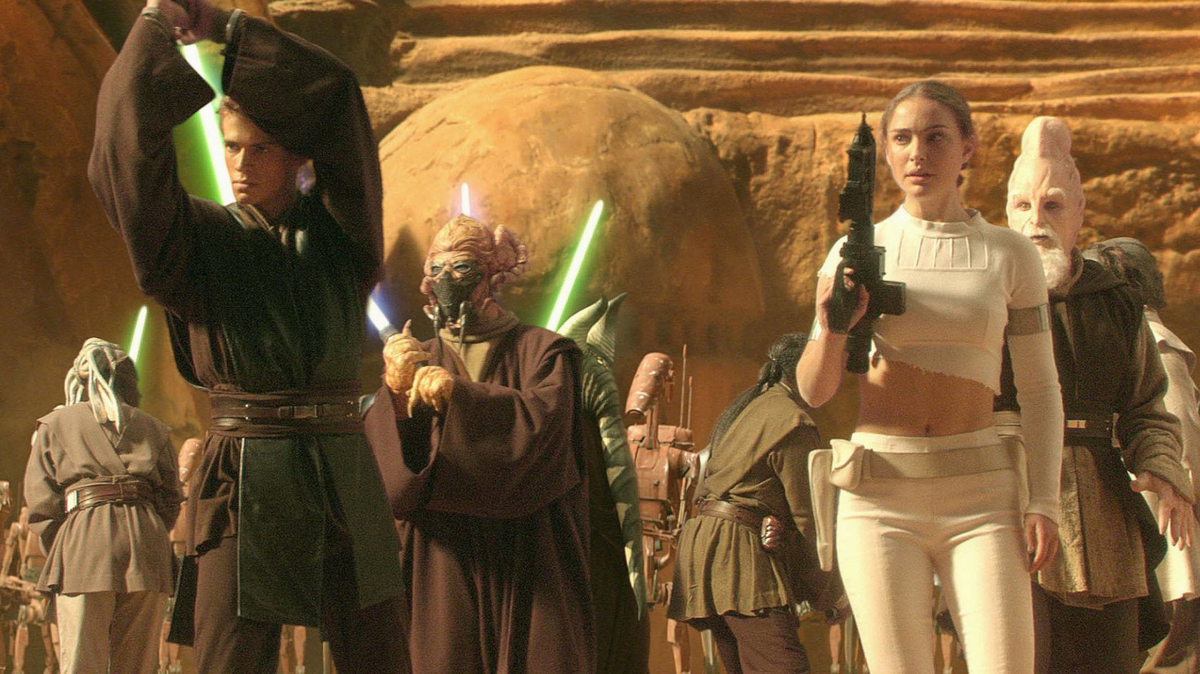 Szene aus Star Wars Angriff der Klonkrieger.