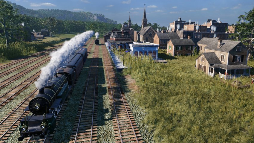 Szene aus Railway Empire 2.
