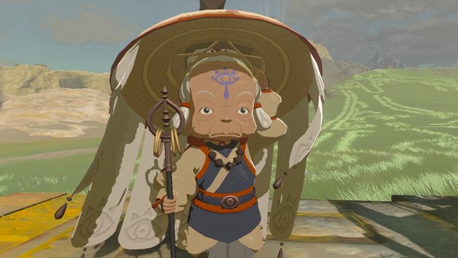 Impa betraut euch mit der Suche nach den Geoglyphen. (Bildquelle: Screenshot GIGA)