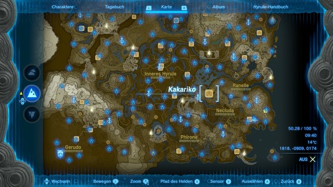 In Kakariko findet ihr die Ruine, die euch mehr Hinweise zum fünften Weisen liefert. (Bildquelle: Screenshot GIGA)