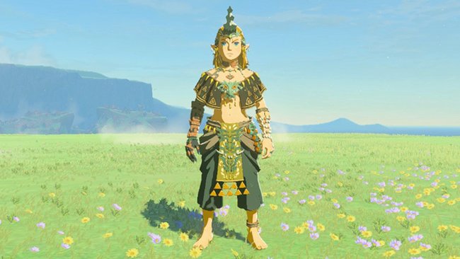 Blitzstrahl-Set in Zelda: Tears of the Kingdom. (Bildquelle: Screenshot GIGA)