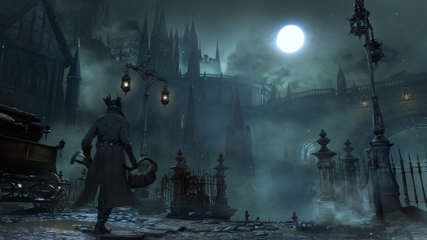 Das Bild zeigt einen Screenshot aus Bloodborne