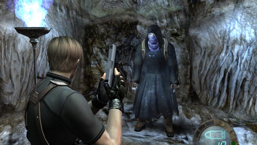 Mysteriöser Händler aus Resident Evil 4.