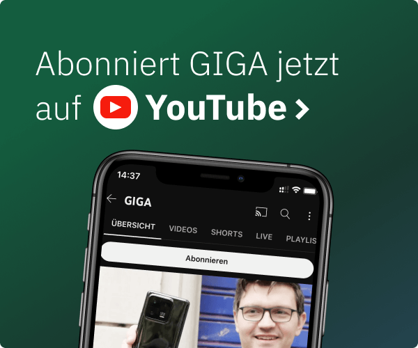 Abonniert GIGA jetzt auf YouTube@wirsindGIGA