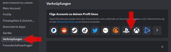 Discord Spiele anzeigen von PlayStation und Xbox