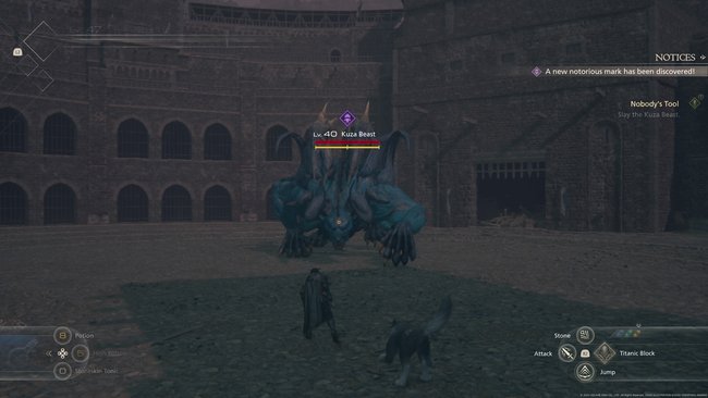 Die Kuza-Bestie taucht nur im Rahmen der Nebenquest "Ein Licht im Dunkel" auf (Quelle: Screenshot GIGA).