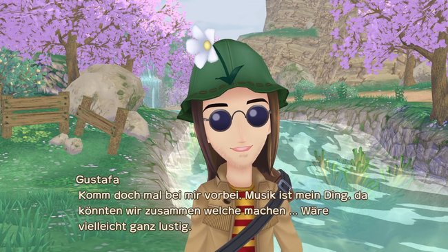 Gustafa fragt euch in Story of Seasons: A Wonderful Life nach gemeinsamer Musik