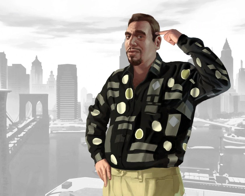 Nerviger Gaming-Charakter aus GTA 4