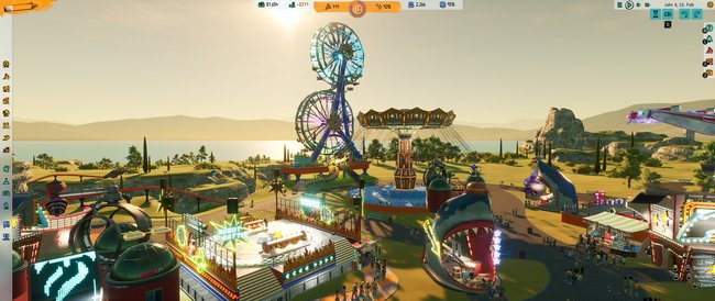Das Bild zeigt einen Screenshot aus Park Beyond