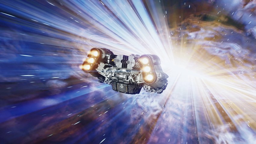 Spaceship gravitationally jumping in Starfield