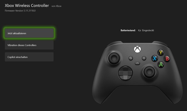 Xbox Controller Update PC Jetzt aktualisieren