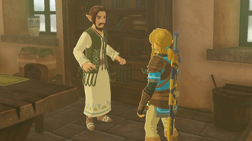 Rietnar sucht nach einer neuen Dorf-Leckerei in Zelda: Tears of the Kingdom. (Bildquelle: Screenshot GIGA)