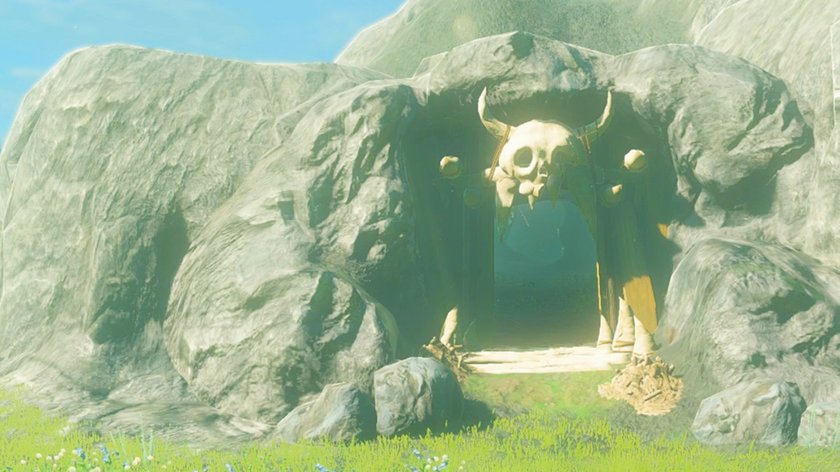 In Zelda: Tears of the Kingdom gibt weit über 100 solcher Höhlen zu finden. (Bildquelle: Screenshot GIGA)