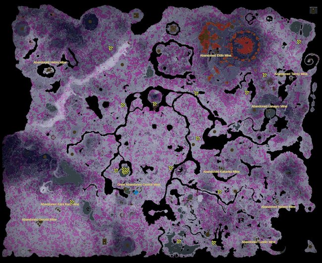 نقشه به شما محلات همه لنین در زیرزمین را نشان می دهد.  (منبع تصویر: Zelda Dungeon)