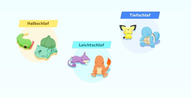 In jeder Schlafphase in Pokémon Sleep können sich unterschiedliche Pokémon zu euch gesellen. (Bildquelle: Niantic)