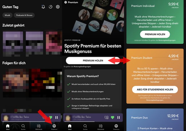 Spotify Premium reaktivieren 01 App
