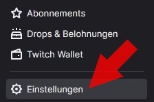 Twitch Einstellungen