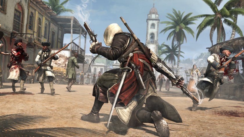 Szene aus Assassins Creed Black Flag.