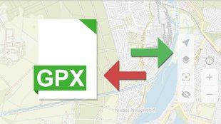 Komoot: GPX-Dateien importieren & exportieren