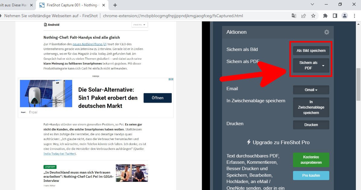 Scrollshot in Windows erstellen – so geht's