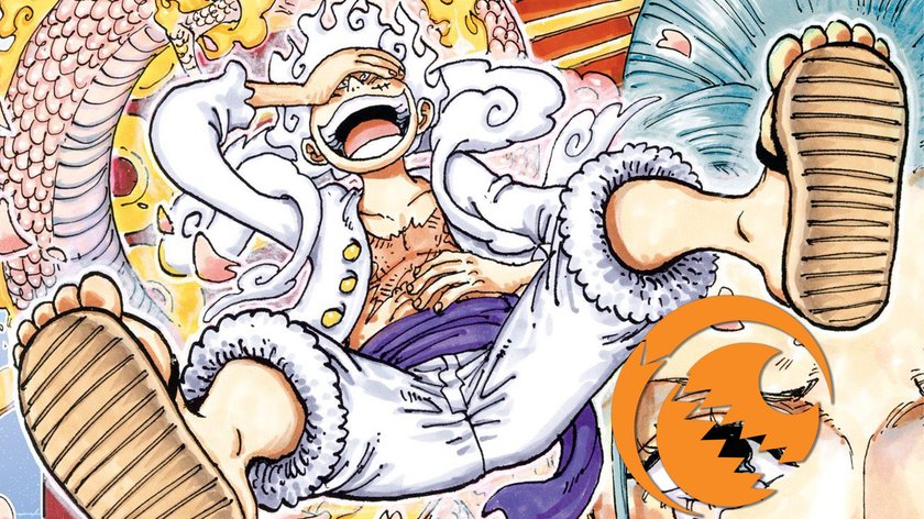 Gear 5 Ruffy amüsiert sich über das zerbrochene Crunchyroll-Logo