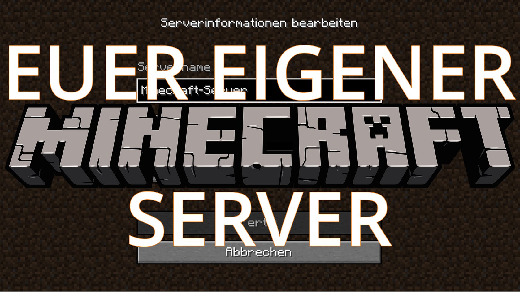 Server-Fenster in Minecraft