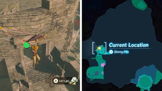 In Zeldas Gemach steht die Schatztruhe mit der Leibwache-Mütze. (Bildquelle: Screenshot GIGA)