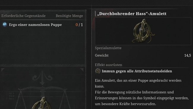 Boss-Amulett der namenlosen Puppe in Lies of P