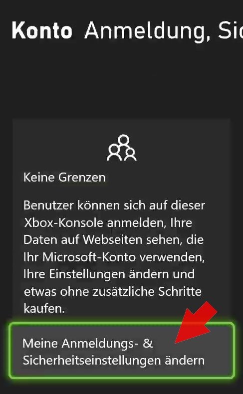 Xbox anmelden Einstellungen 02