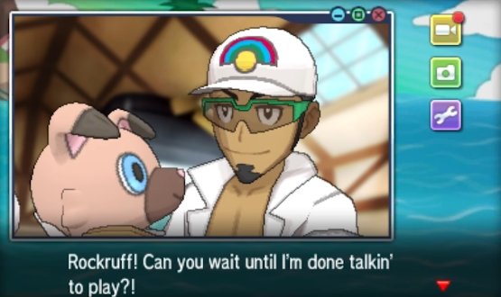 Prof. Kukui trägt immer ein Wuffels bei sich - so könnt ihr es euch selber für euer Team fangen.