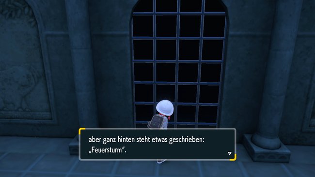 Hinweis-Fundort für die dritte Komponente des geheimen Gerichts. (Quelle: Screenshot spieletipps).