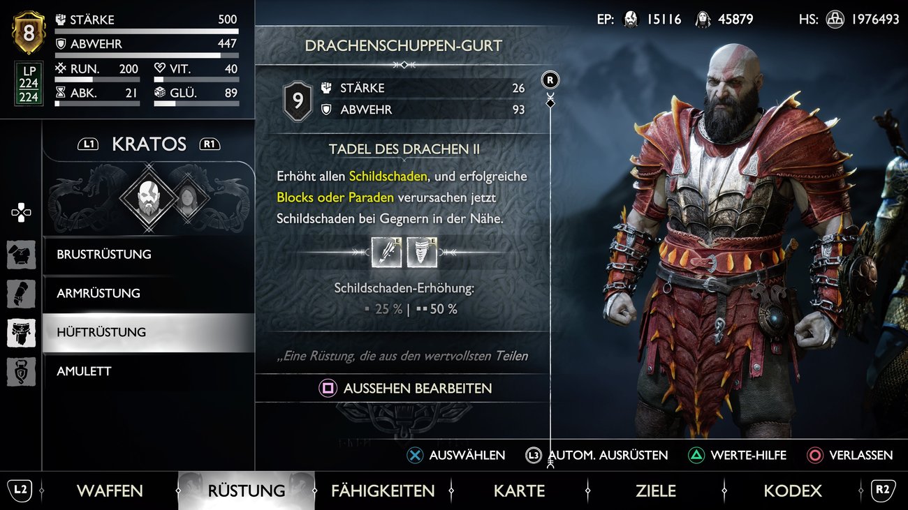 God of War Ragnarök Alle Rüstungen und ihre Vorteile