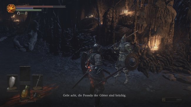 Unterhalb des Fluchverderbten Großholzes könnt ihr Hodrick töten. (Bildquelle: Screenshot spieletipps)