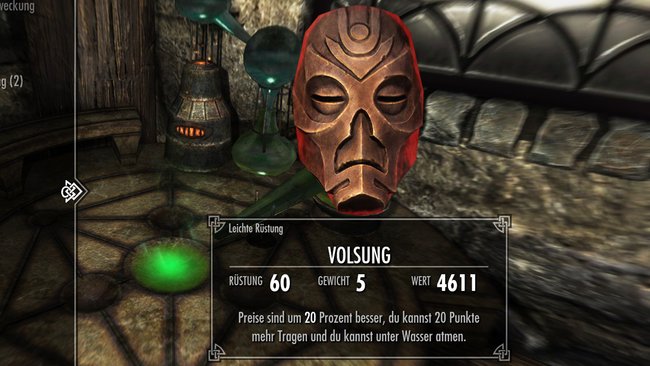 Die Volsung-Drachenrpriestmarke ist nicht nur für die Tragekapazität nützlich. (Quelle: Screenshot spieletipps.de)