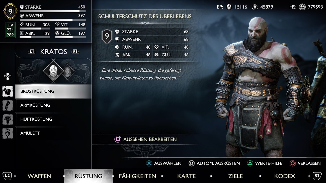 God of War Ragnarök Alle Rüstungen und ihre Vorteile